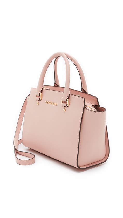 michael kors pink selma bag|michael kors selma medium.